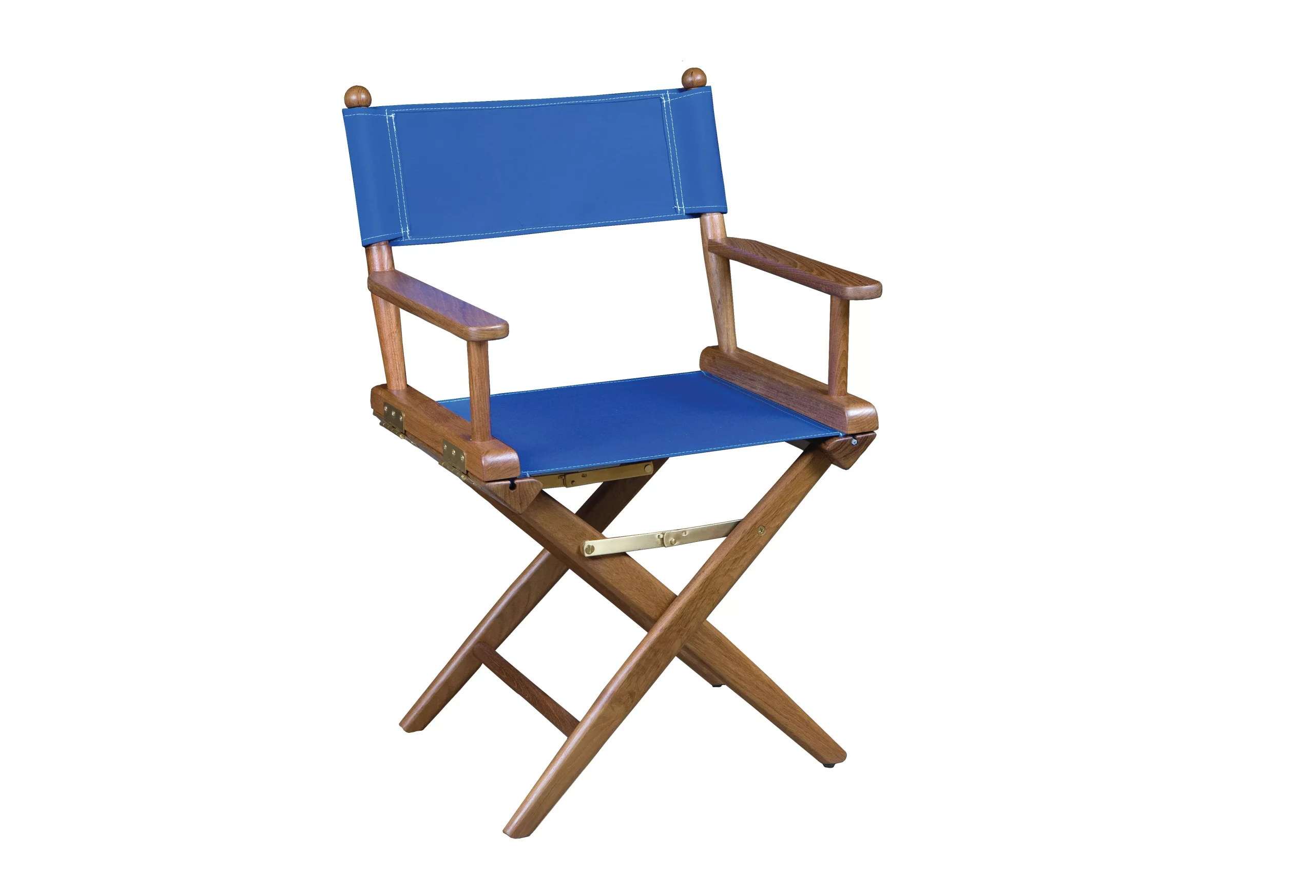Whitecap 60041 Teak Director’s Chair – Blue Seat Cover