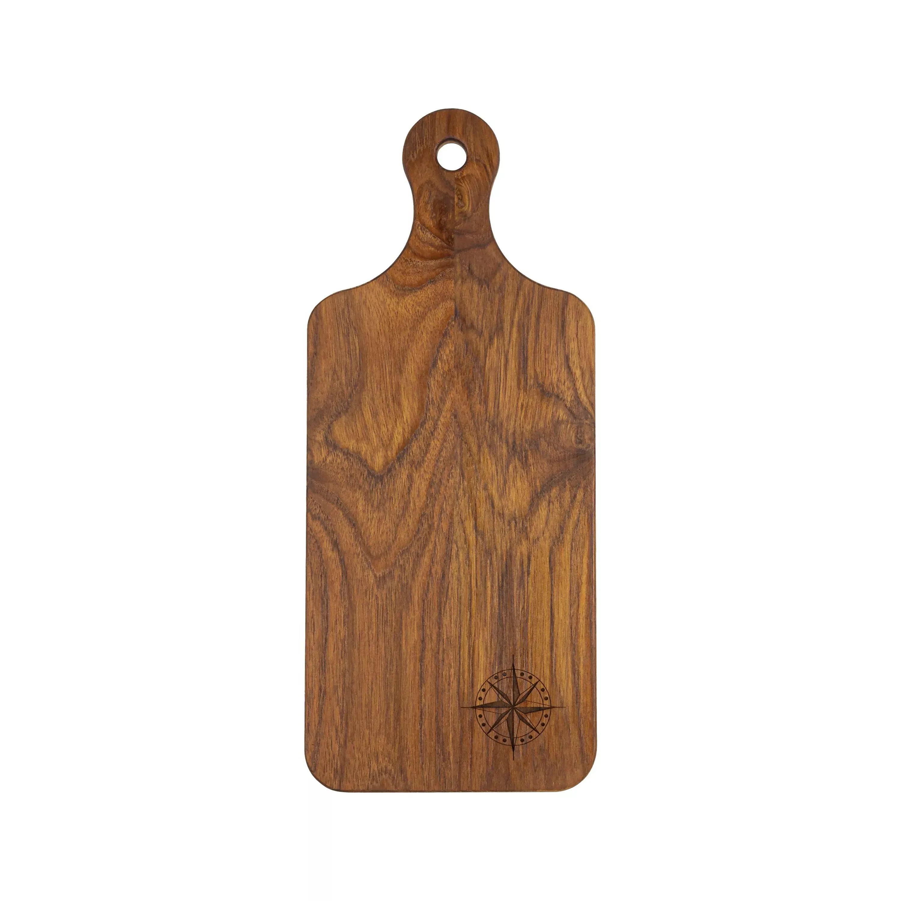 Whitecap 60763COMC Chef’s Collection Teak Small Charcuterie Board with Compass