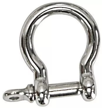 WhiteCap Industries Stainless Anchor Shackle - 3/8 in – S-4074P