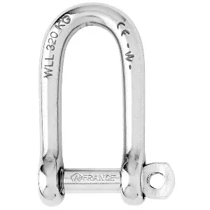 Wichard Self-Locking Long D Shackle – Diameter 5mm – 3/16 ” 01212