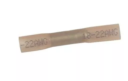 WirthCo Heat-Shrink Butt Connectors - 22 To 18 ga, 100 Pack – 80427
