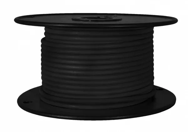 WirthCo Primary Wire - 18 AWG, Black, 100 ft – 81107