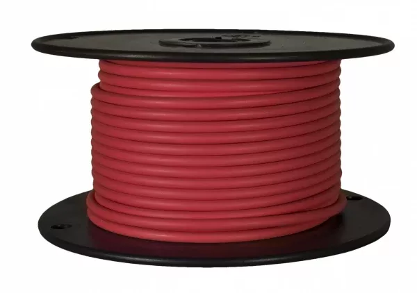 WirthCo Primary Wire - 18 AWG, Red, 100 ft – 81043