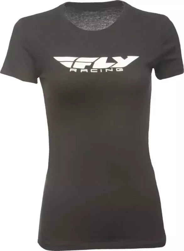 Women’s Fly Corporate Tee Black Lg