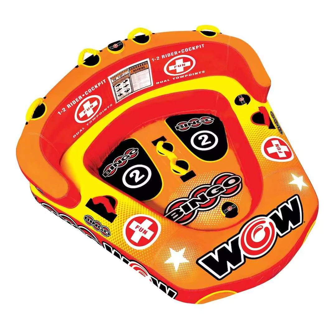 World of Watersports Cockpit Towable Tube - 1–2 Riders – 14-1060