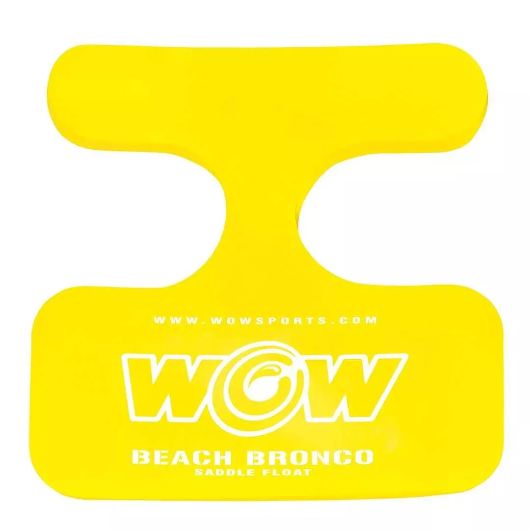 World of Watersports Foam Saddle Pool Float - Yellow, 220 lb – 14-2150