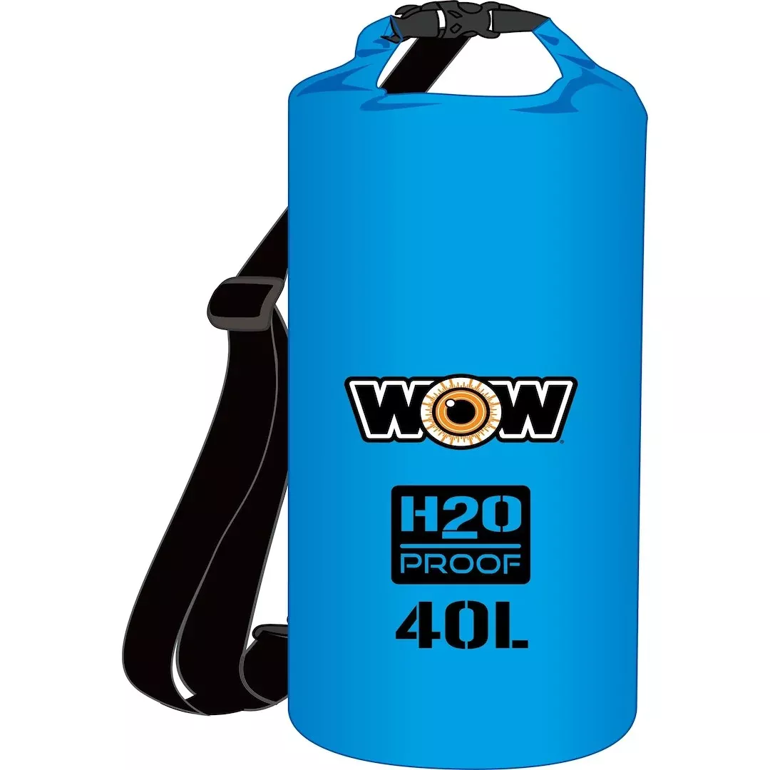 World of Watersports Waterproof Gear Bag - 40L, Blue – 18-5100B