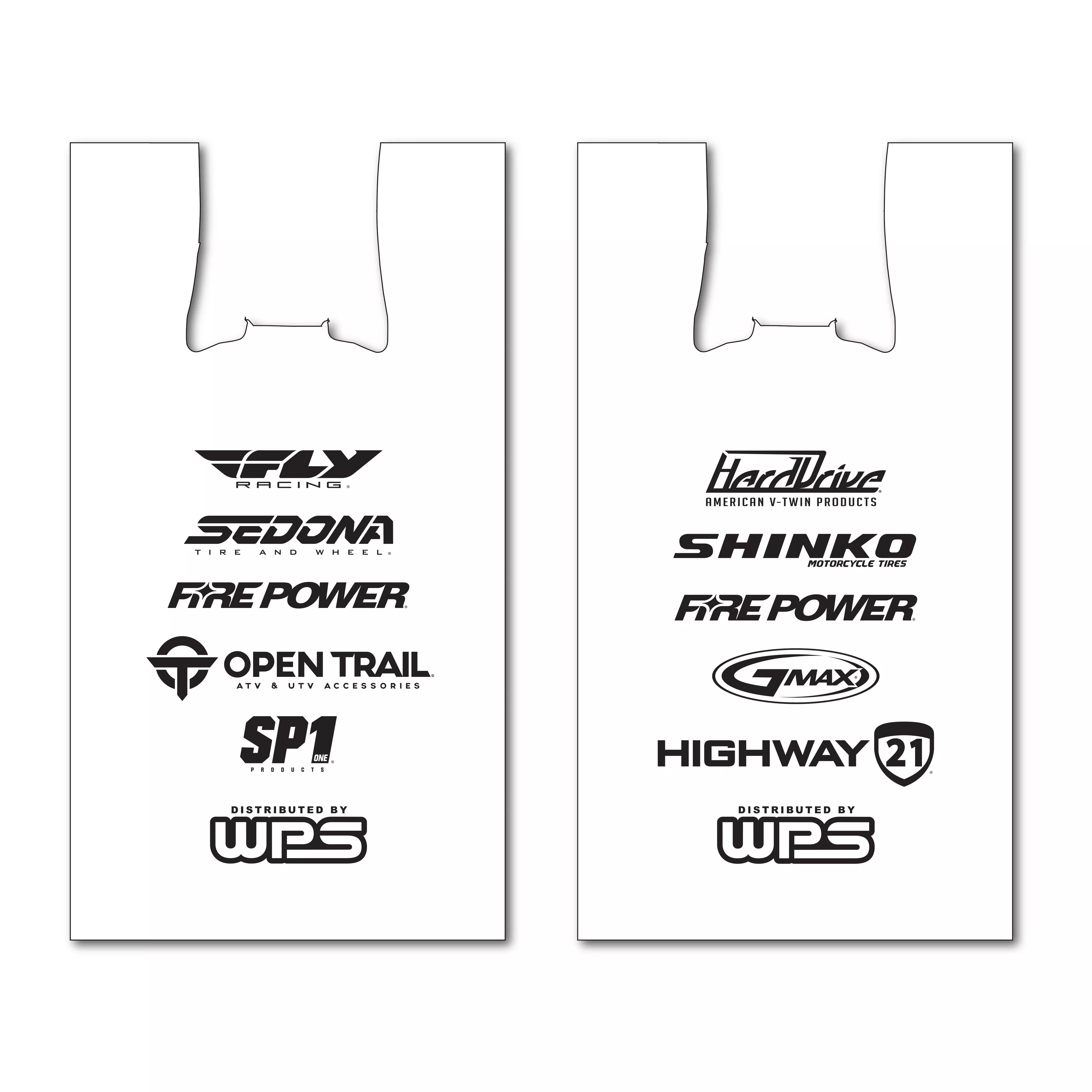 WPS MERCHANDISE BAGS 12"X7" 500/PK - 99-8096