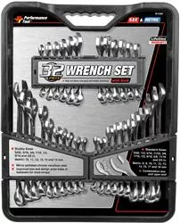 Wrench Performance Tool W1099 Combination And Stubby, 1/4"/ 5/16"/ 3/8"/ 7/16"/ 1/2"/ 9/16"/ 5/8"/ 11/16"/ 3/4"/ 6 Millimeter/ 7 Millimeter/ 8 Millimeter/ 9 Millimeter/ 10 Millimeter/ 11 Millimeter/ 12 Millimeter/ 13 Millimeter/ 14 Millimeter/ 17 Millimet