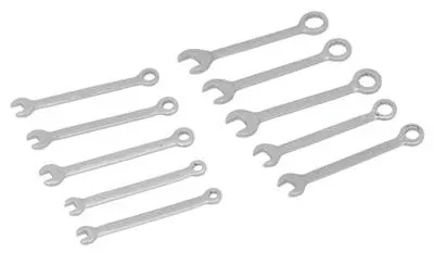 Wrench Performance Tool W30682 MET Ignition Wrench Set, 4 Millimeter/ 4-1/2 Millimeter/ 5 Millimeter/ 5-1/2 Millimeter/ 6 Millimeter/ 7 Millimeter/ 8 Millimeter/ 9 Millimeter/ 10 Millimeter/ 11 Millimeter, Polished Chrome Plated, Set Of 10