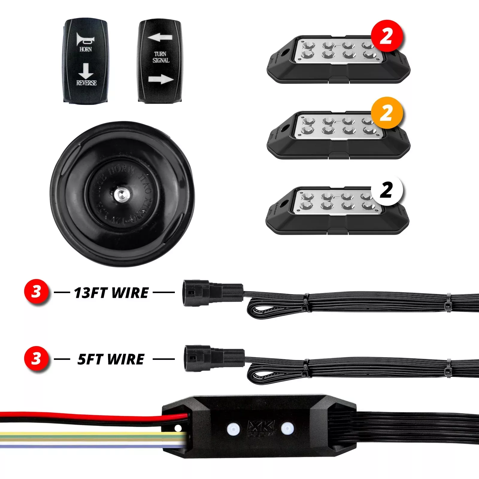 XK GLOW STANDARD PLUG-AND-PLAY TURN SIGNAL KIT - 653-0056