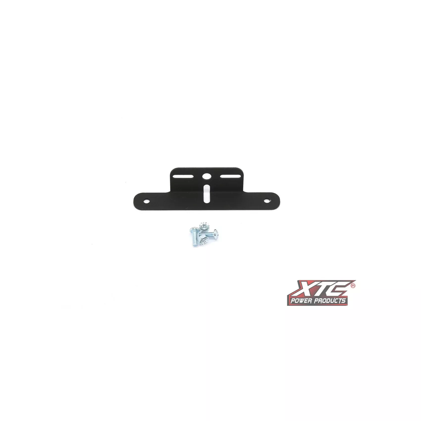 XTC POWER PRODUCTS LICENSE PLATE BLACK UNIVERSAL - 630-0113