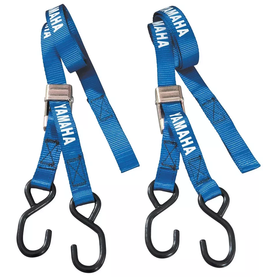 YAMAHA 6FT CAM BUCKLE TIE DOWNS BLUE - ACC-0SS58-40-28