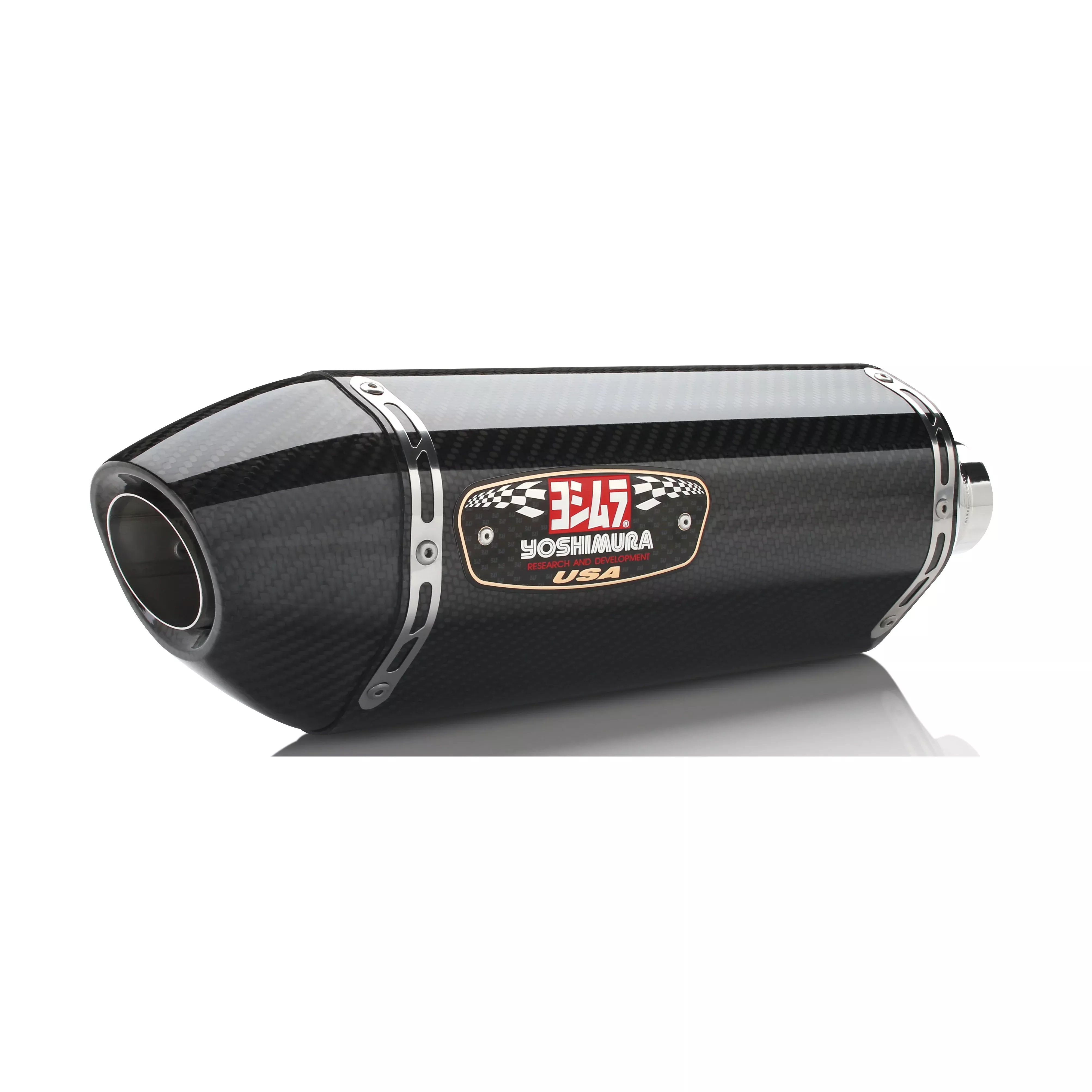 YOSHIMURA EXHAUST STREET R-77 SLIP-ON SS-CF-CF - 960-1418