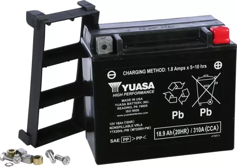 YUAM720BH-PW Battery Ytx20hl Pw Sealed Factory Activated