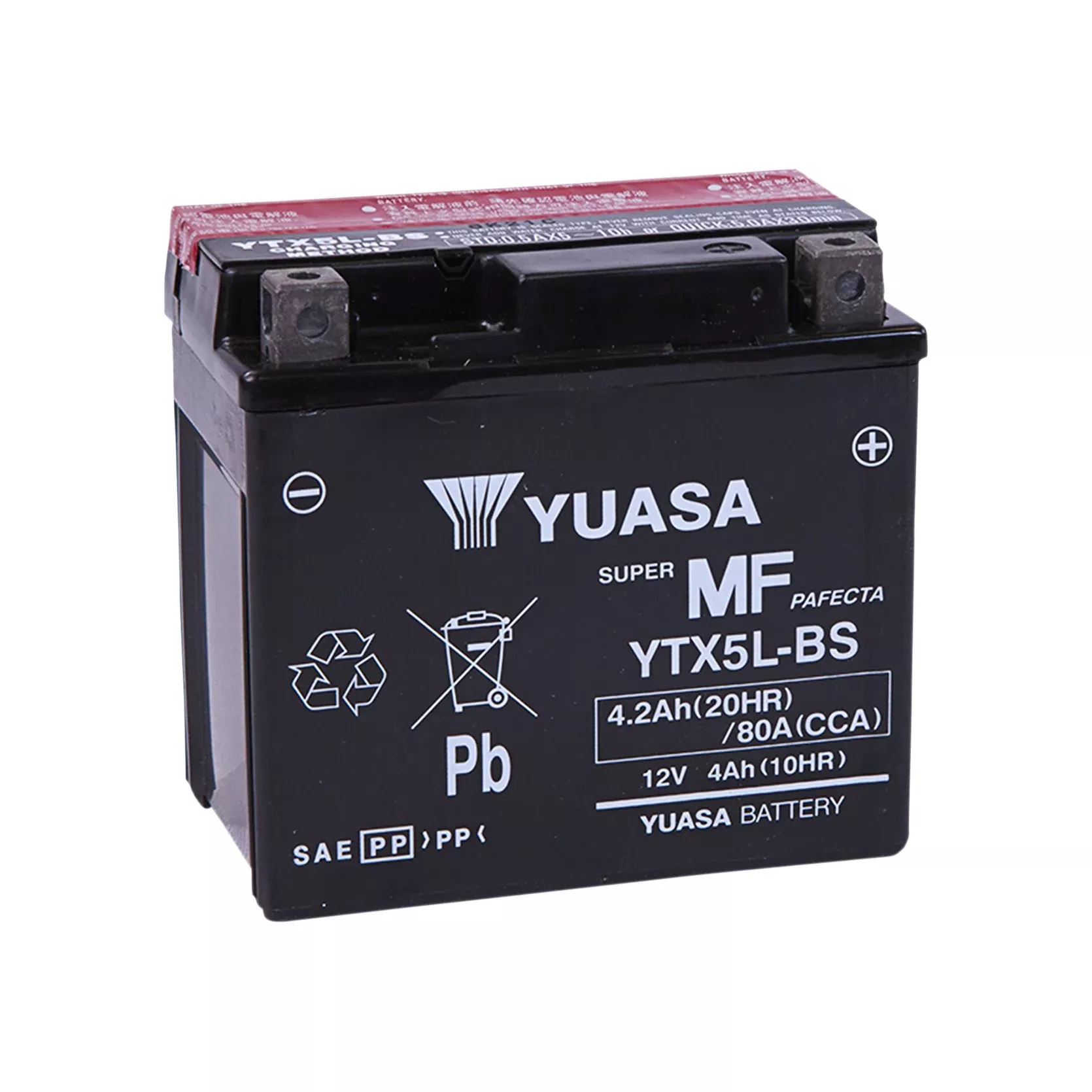 YUASA AGM BATTERY 24 L - YTX5L-BS