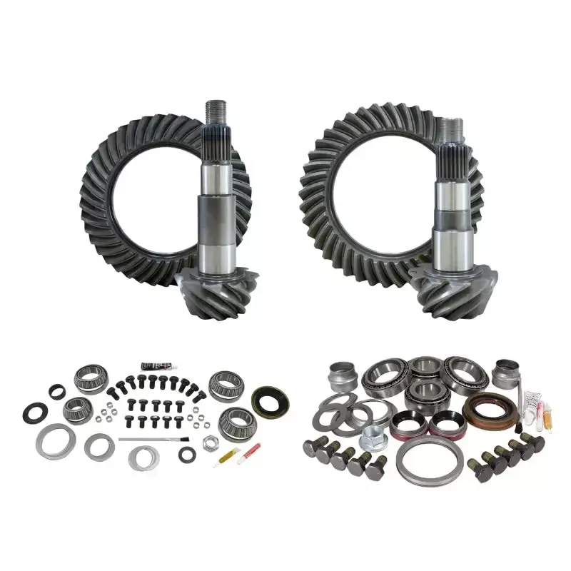 Yukon Gear Gear & Install Kit Package For Jeep JK Rubicon in a 4.56 Ratio