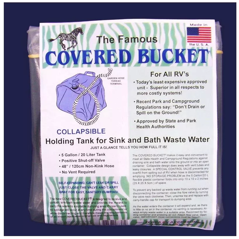 Zebra RV Collapsible Waste Holding Tank - 5 Gallon, With Hose – R7701