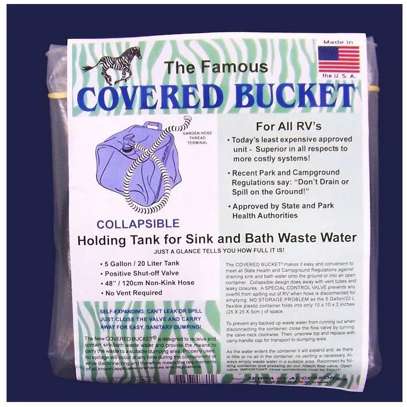 Zebra RV R7701 Collapsible Portable Waste Holding Tank - 5 Gal.