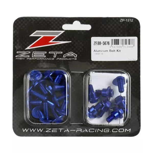ZETA ALUMINUM BOLT KIT BLUE - 634-8349B